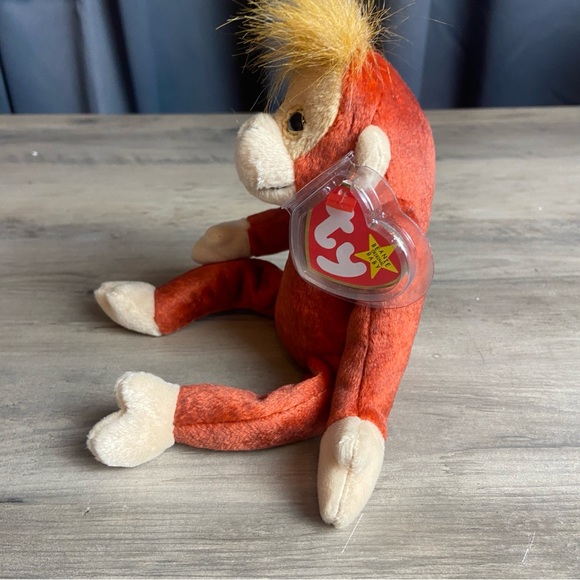 ty beanie baby SCHWEETHEART 1999, Orange‎ and Tan - Picture 3 of 7